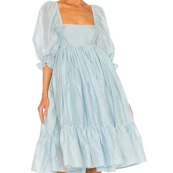 Selkie The French Puff Dress Water Baby Organdy